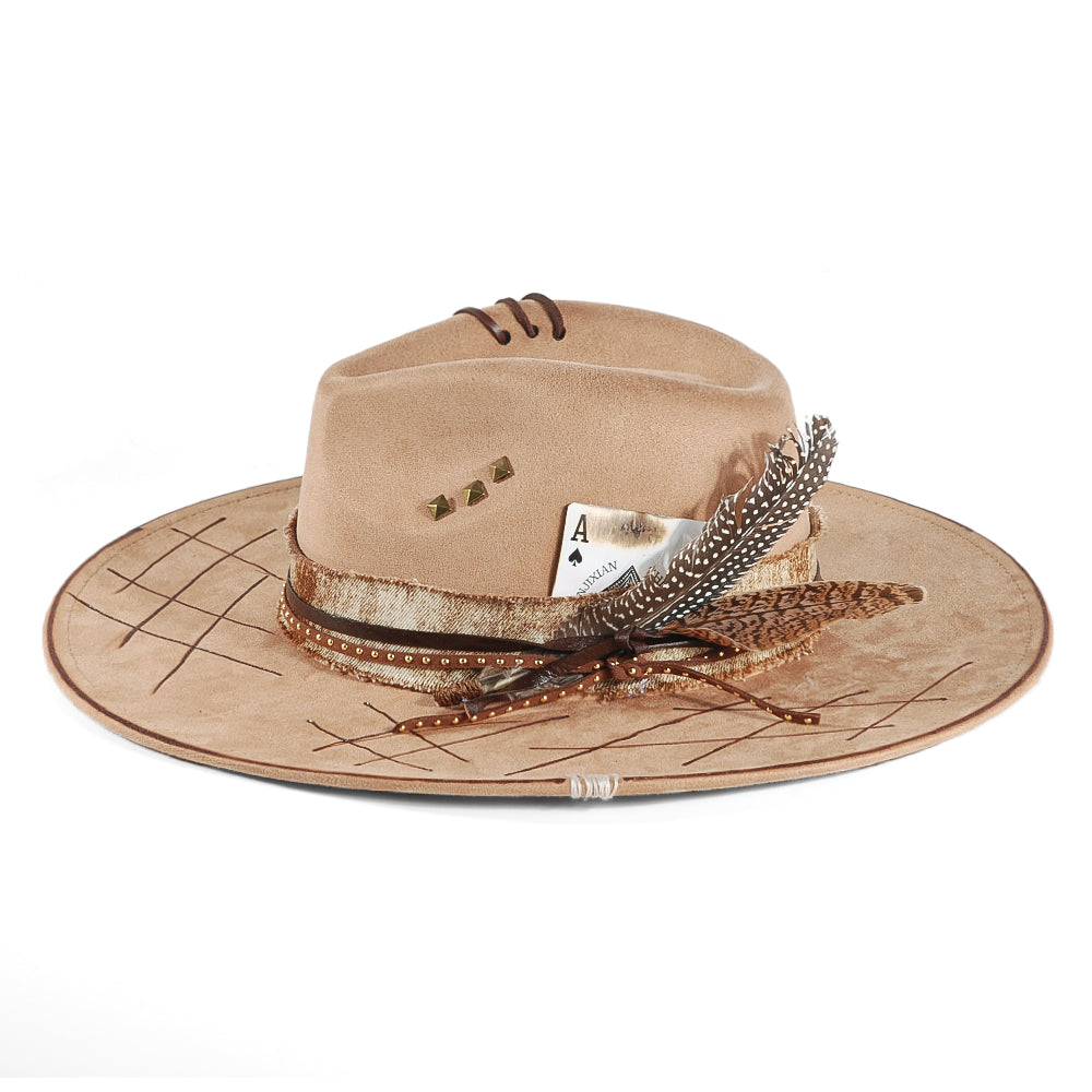OTRHATS-Fedora-Suede-Khaki-The-Mocha-side