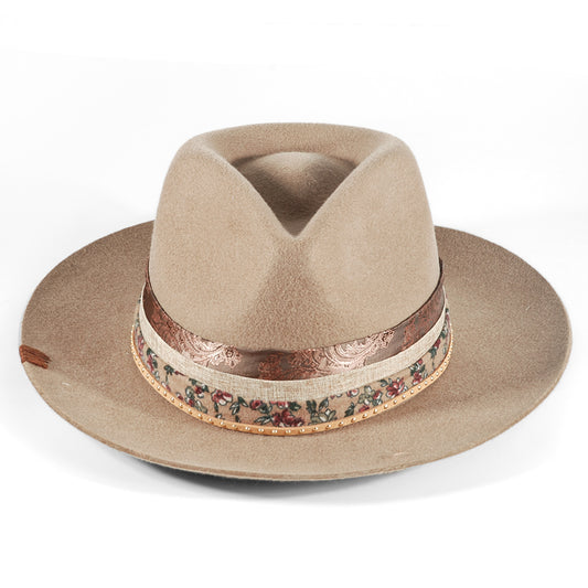 Vintage Fedora Felt(Includes All The Accessories)