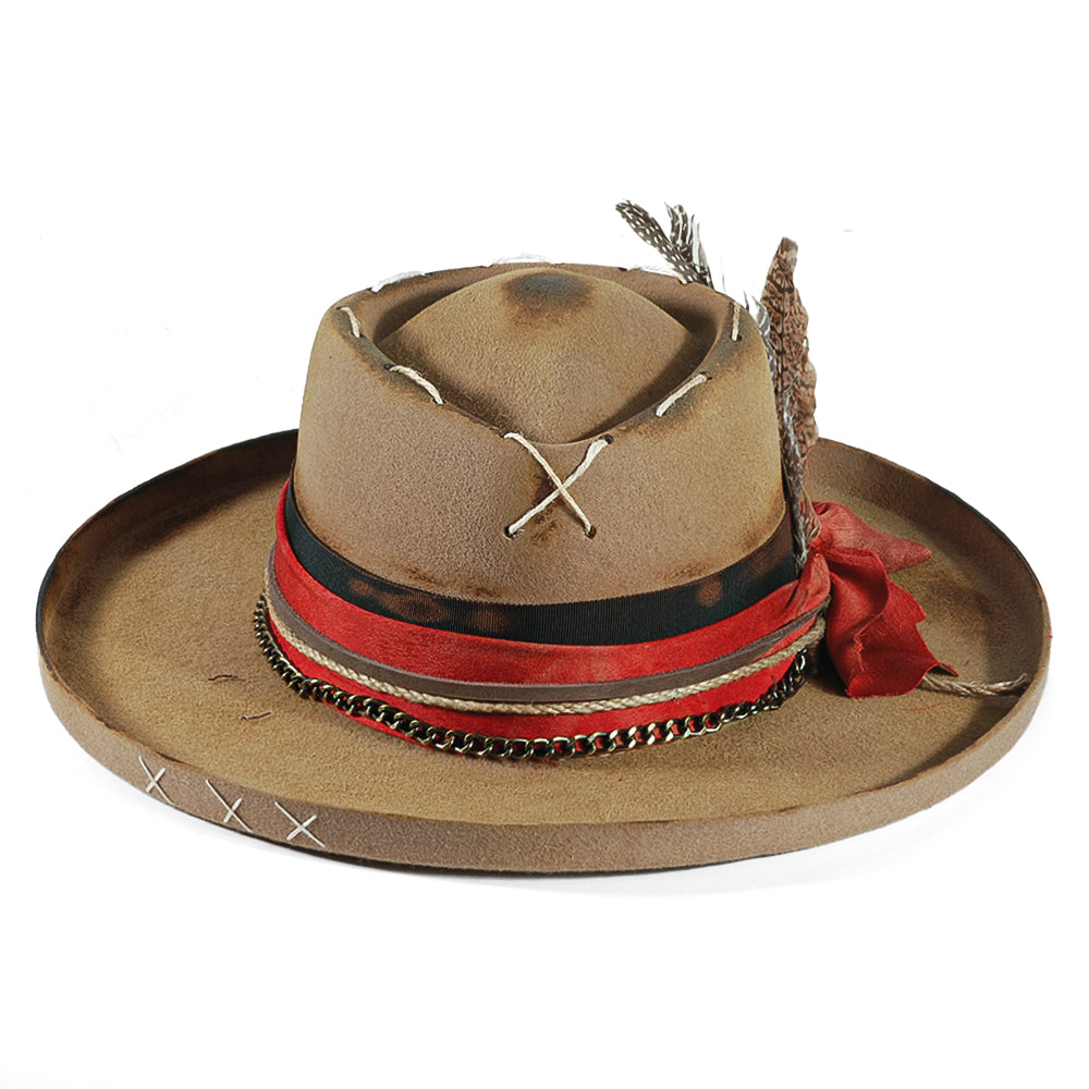 Vintage Fedora Felt(Includes All The Accessories)