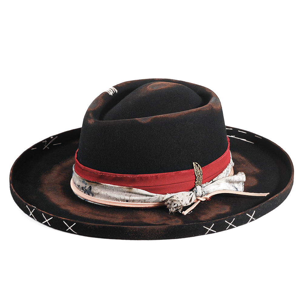 Vintage Fedora Felt(Includes All The Accessories)