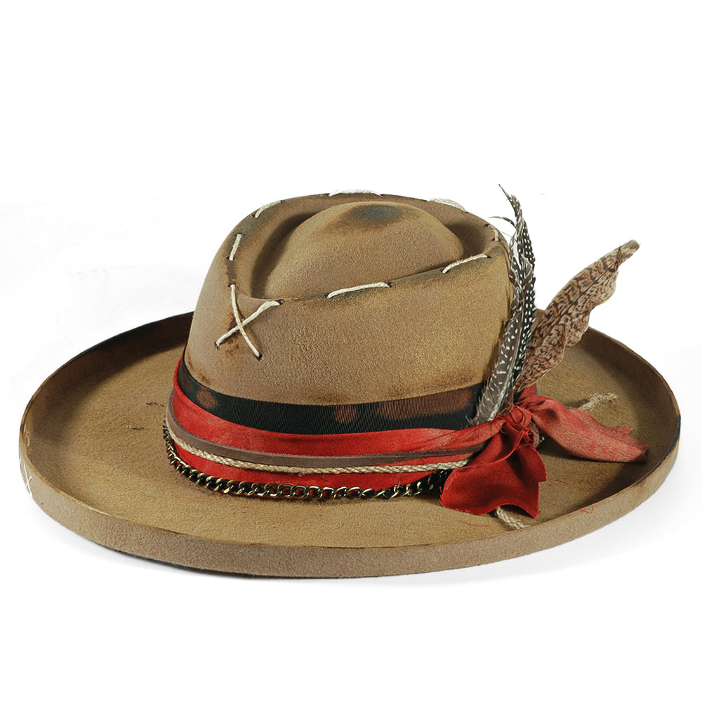 Vintage Fedora Felt(Includes All The Accessories)