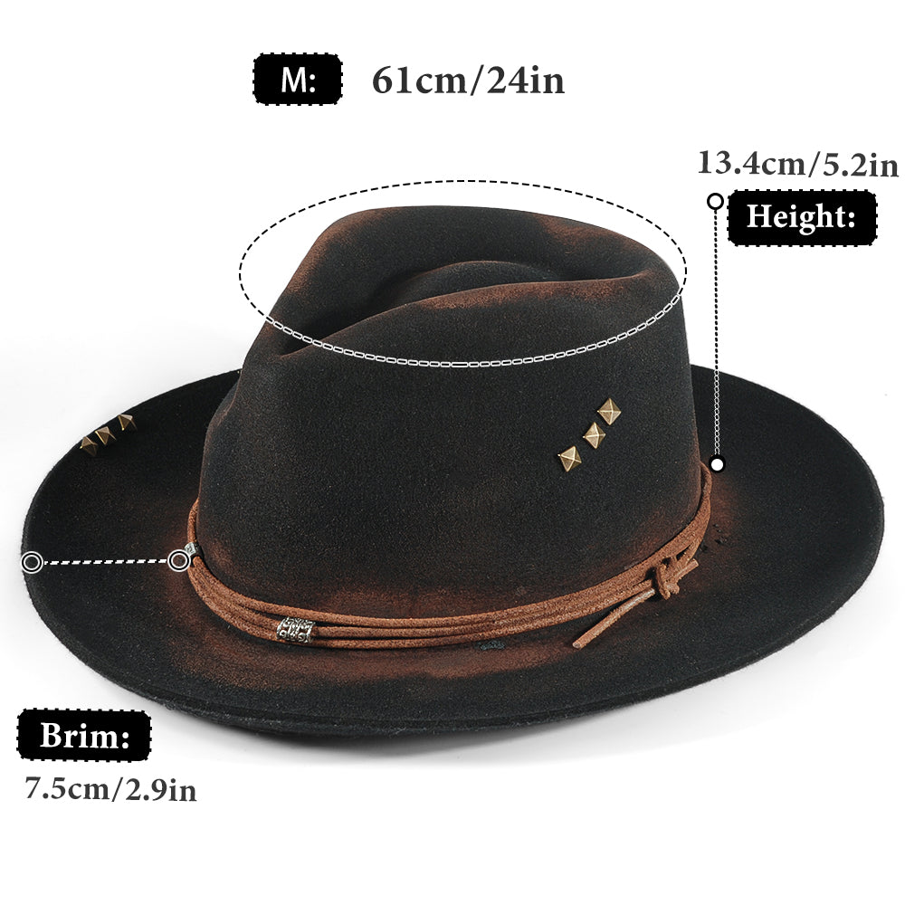 Vintage Fedora Felt(Includes All The Accessories)