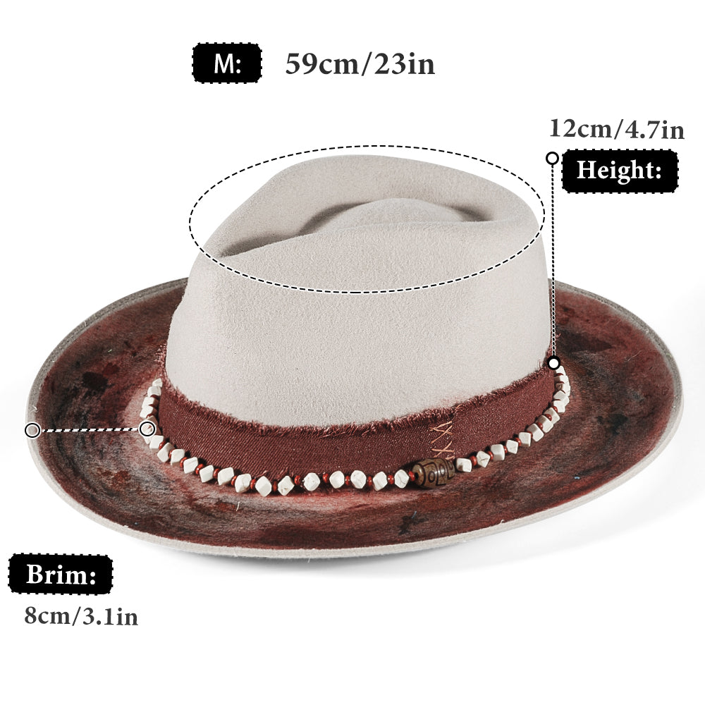 Vintage Fedora Felt(Includes All The Accessories)