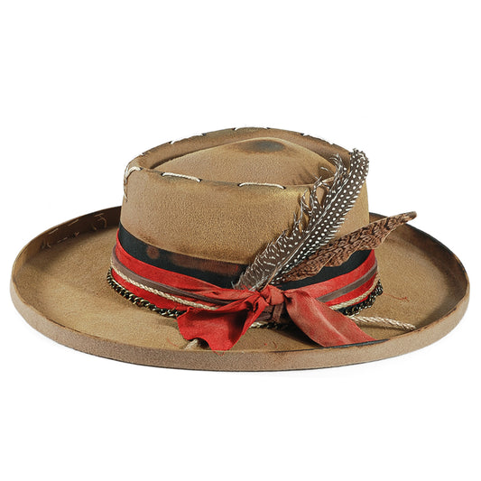 Vintage Fedora Felt(Includes All The Accessories)