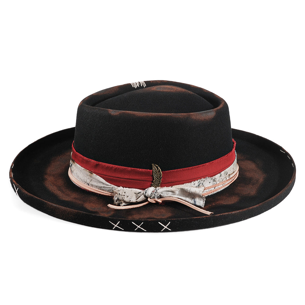 Vintage Fedora Felt(Includes All The Accessories)