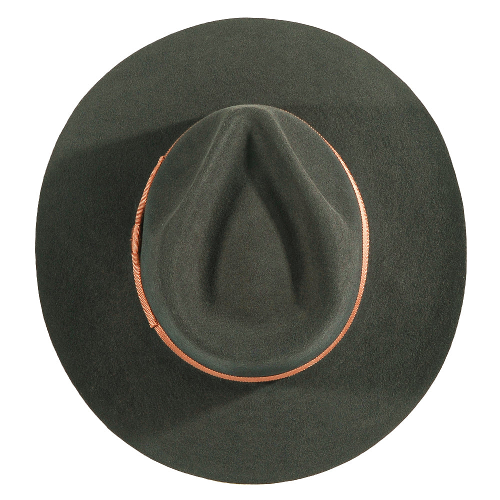 Western Felt Hat-Green