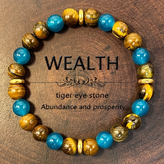 Tiger Eye Blue Linstone Bracelet